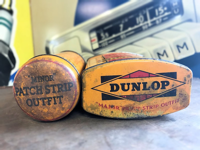 Dunlop patch repair tins