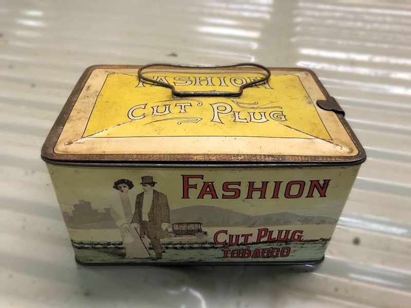 Original Fashion cut plug tobacco tin