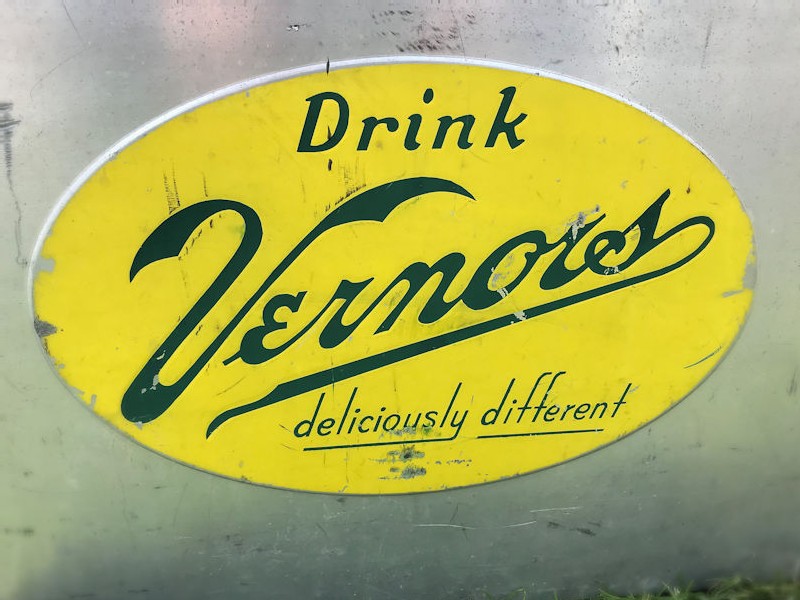 Original vintage Vernors ginger ale cooler