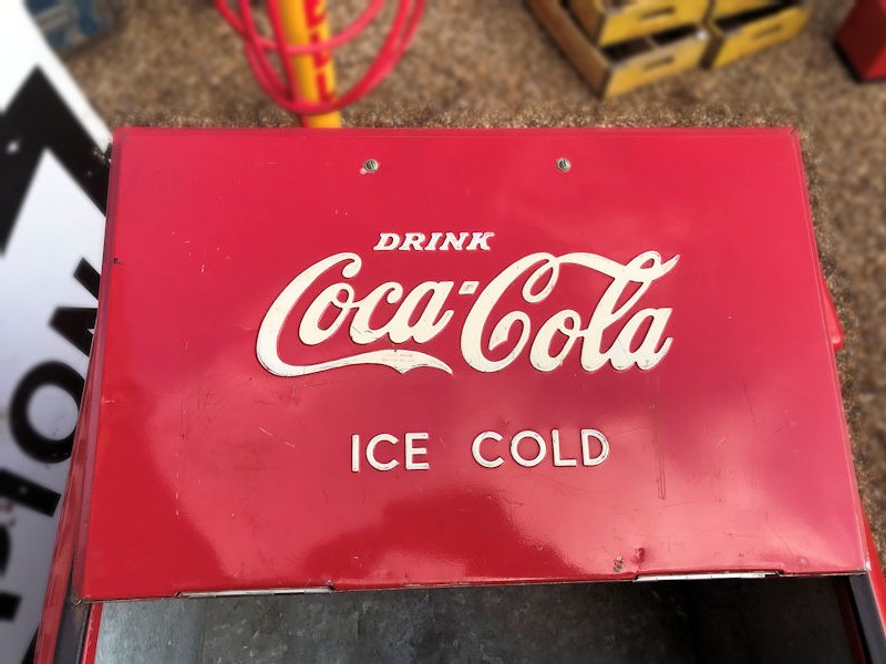 All original 1930s deluxe Westinghouse Coca Cola ice chest