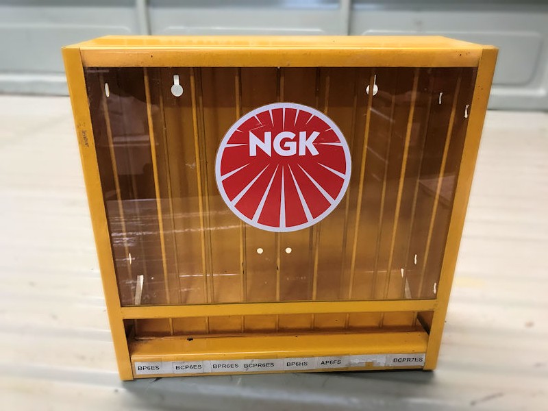 NGK spark plug counter top display