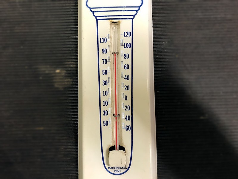 Original metal Standard motor oil thermometer