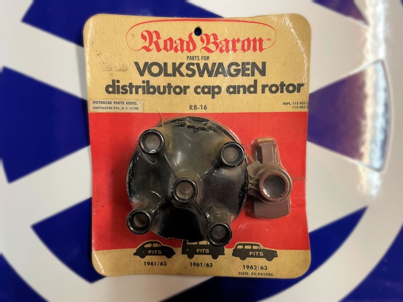 NOS Road Baron VW distributor cap and rotar