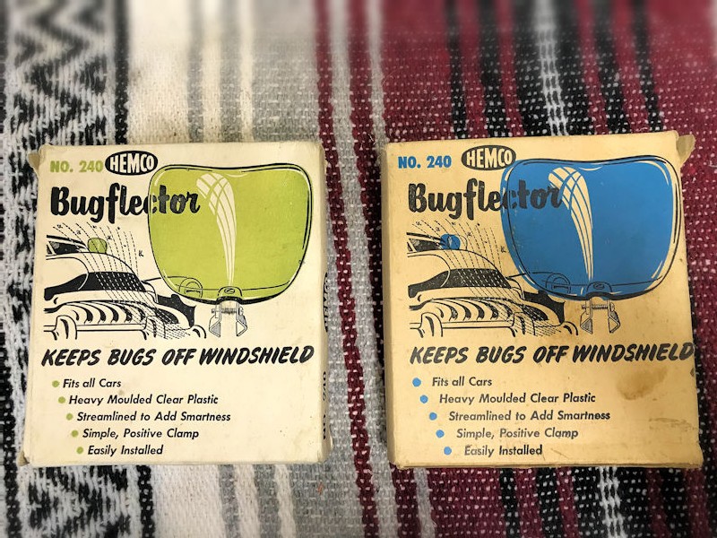 New Old Stock vintage bug deflectors