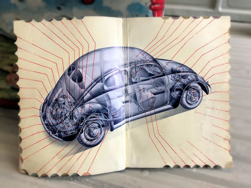 Very rare original Pre 1948 der KDF Wagen Volkswagen hand book