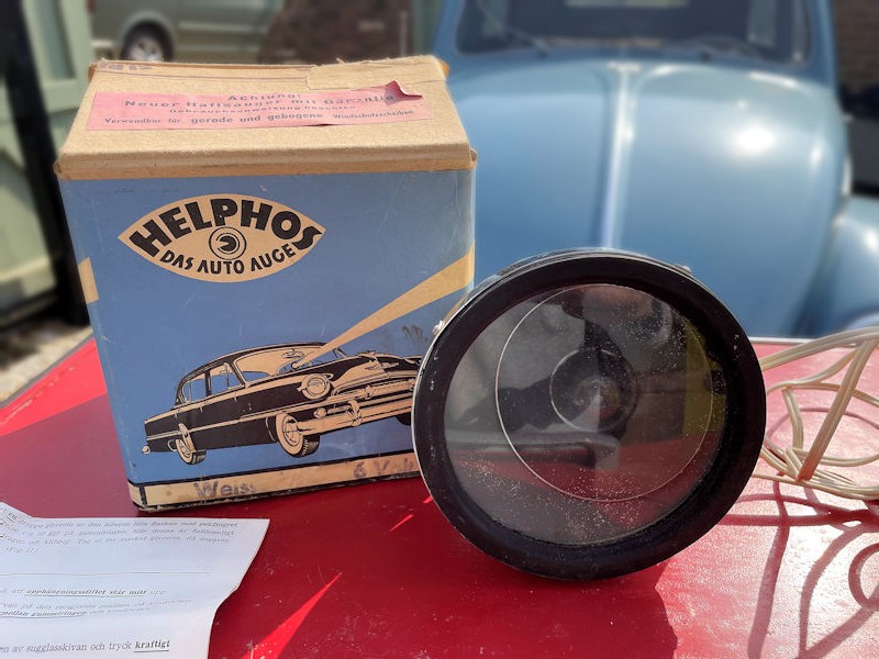 NOS new old stock Helphos search light and hand lamp
