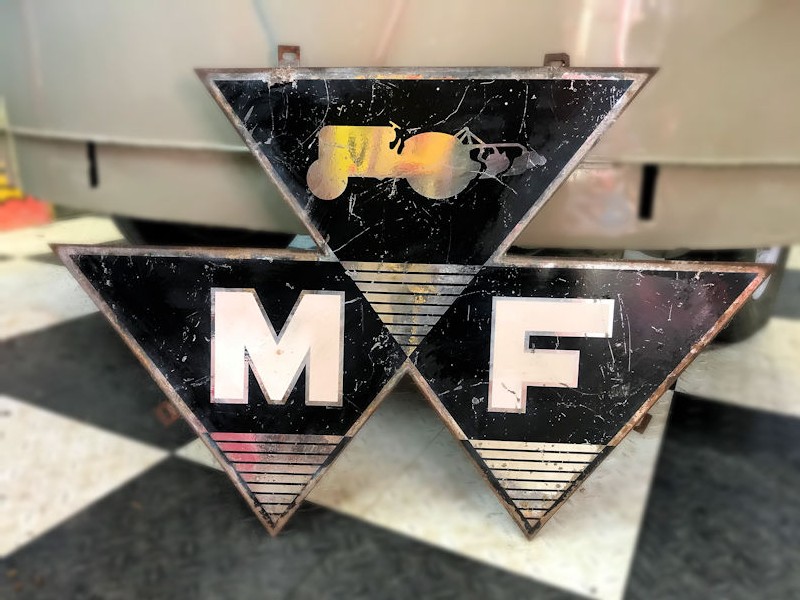 Original Massey Ferguson tin sign