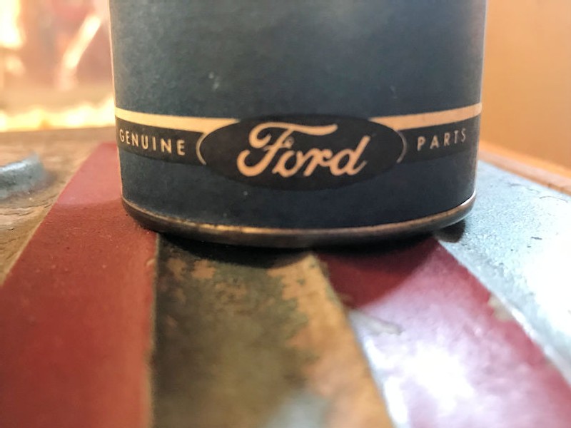 Original Ford emergency tire repair kit tin 
