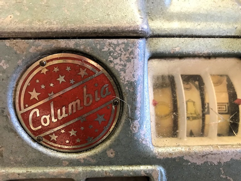 Original 1930s Columbia 5 cent slot machine