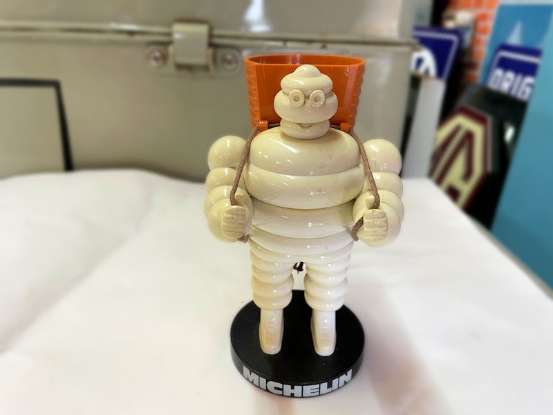 1970s Bibendum Michelin man pen holder figurine