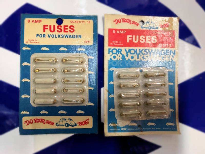 Original NOS VW Beetle fuse packs
