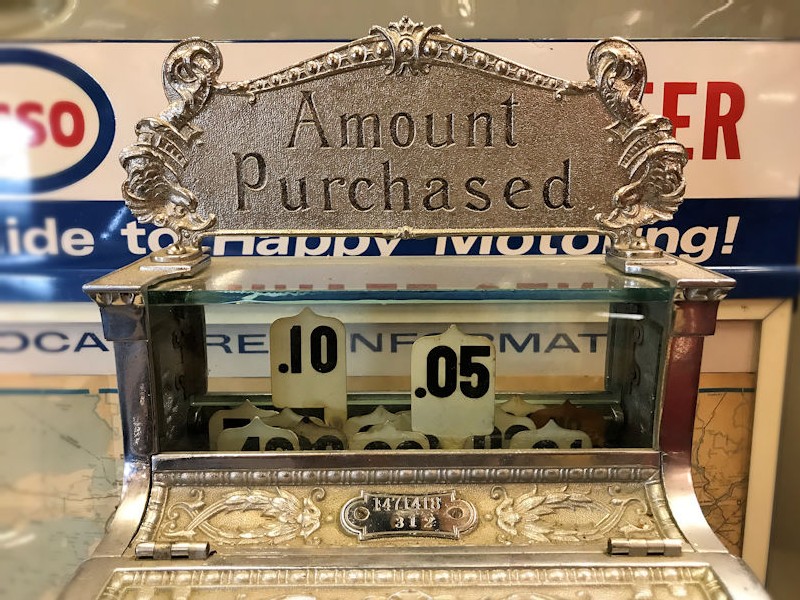 Original 1930s 312 series American cash register till
