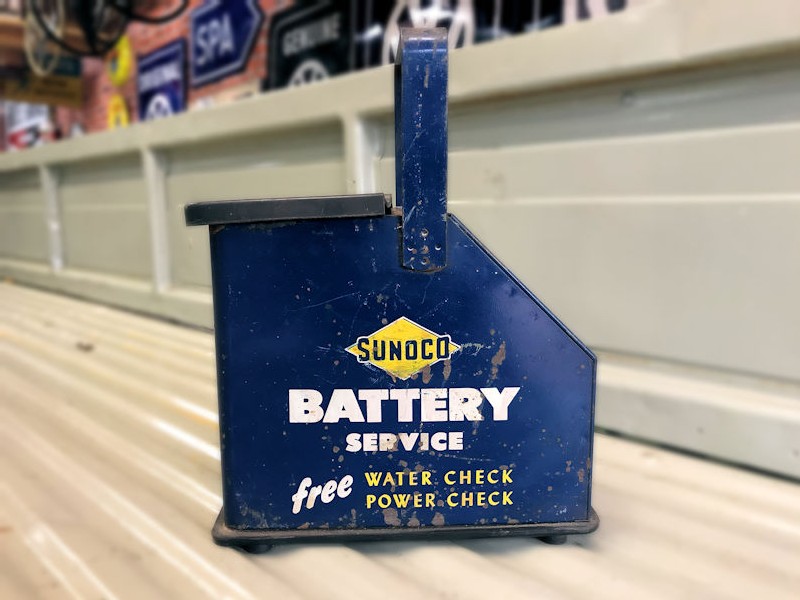 Original Sunoco oil battery service water and power check