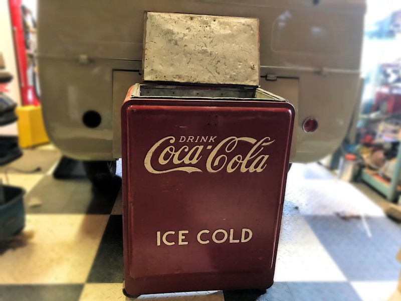 Original Westinghouse junior Coca Cola ice chest