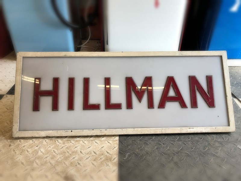 Hillman dealership lightbox
