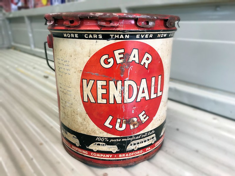 Original Kendall gear lube can
