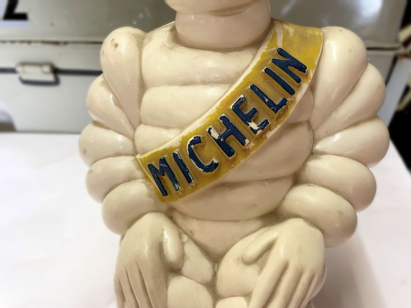 Rare Michelin man Bibendum service truck figure