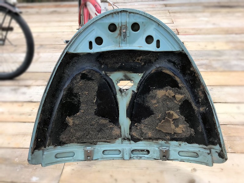 Original Oval VW Beetle W deck lid