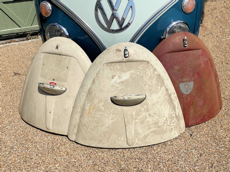 Original 1965 to 1966 VW engine lids 