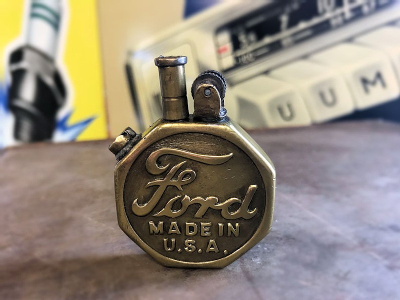 1920s brass Ford lighter