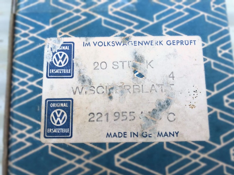 Original NOS VW split bus wipers blades