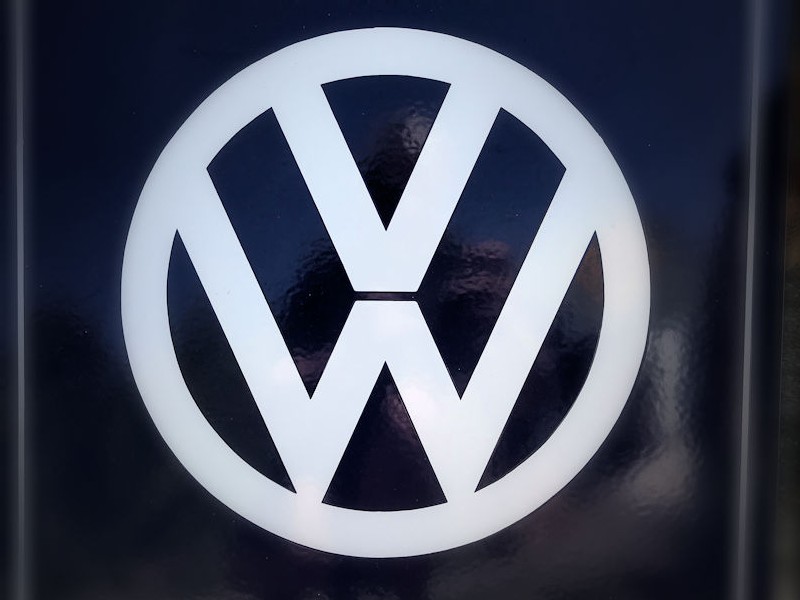 Rare original Dutch enamel VW spare parts sign