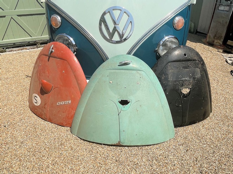 Original 1958 to 1963 VW Beetle engine lids