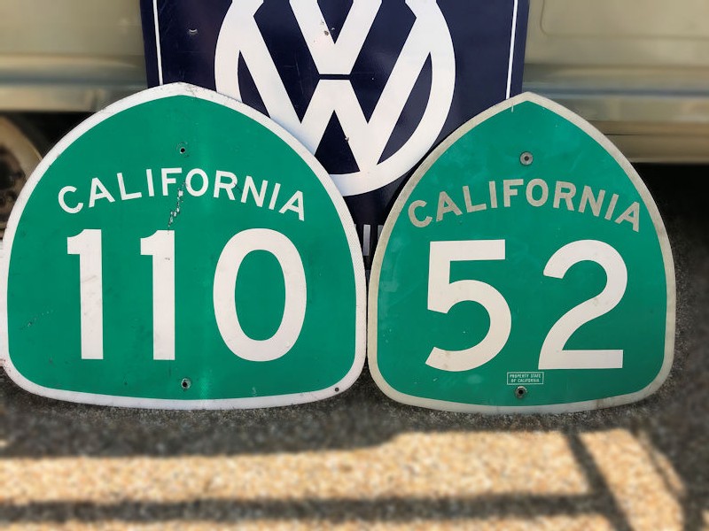 Original California highway signs
