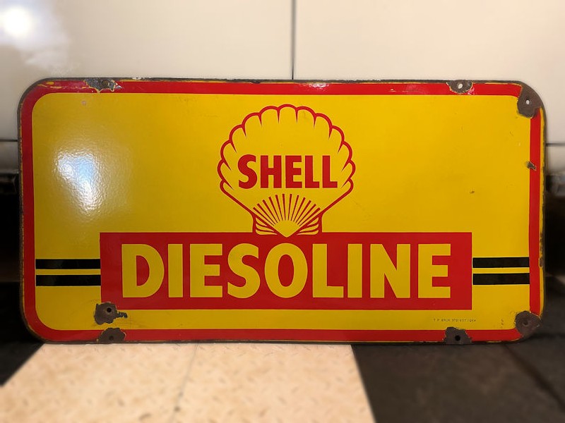 Original Shell Diesoline enamel sign
