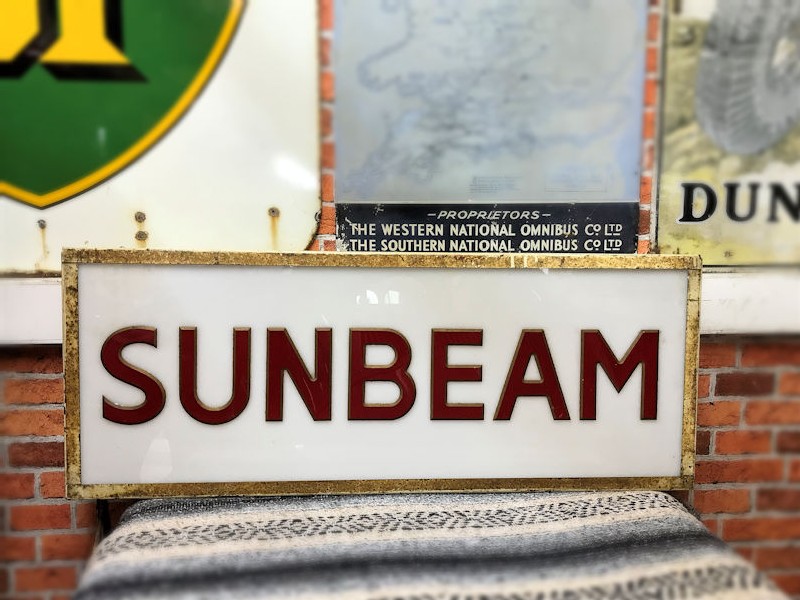 Rare original Sunbeam light box