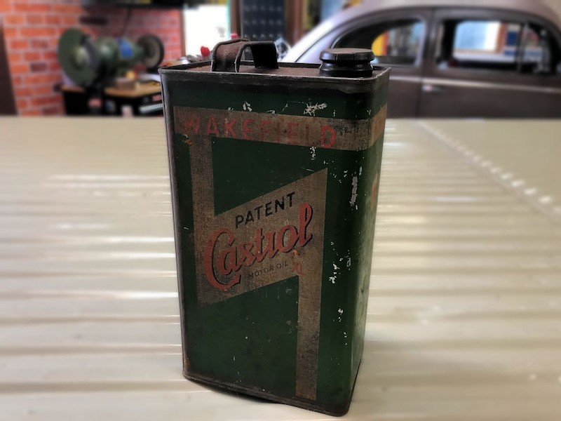 Original circa 1930s Wakefield Castrol XL tin
